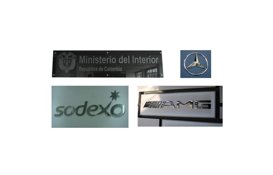 Relieves Rop - Avisos en acero y cristal