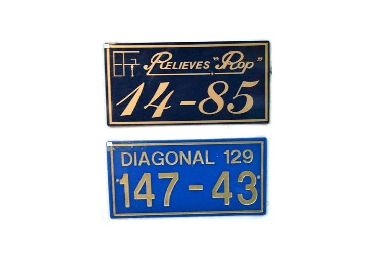 Relieves Rop - Nomenclaturas y números para apartamentos