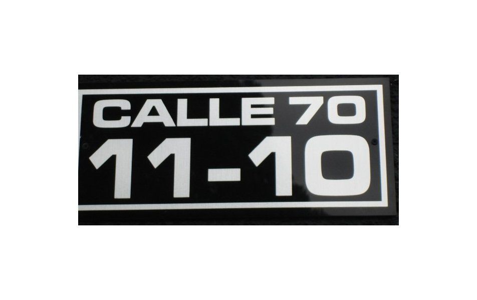 Relieves Rop - Nomenclaturas y números para apartamentos