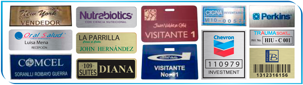 Relieves Rop - Escarapelas y fichas para visitantes