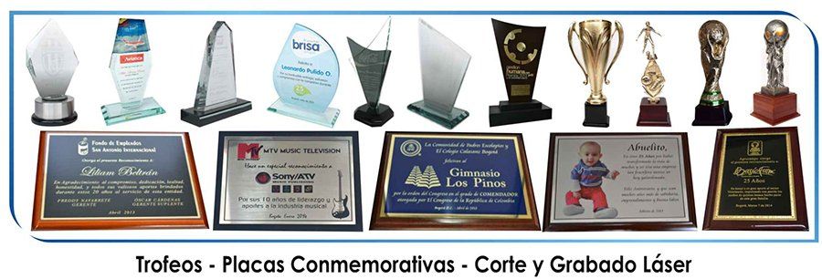 Relieves Rop - Placas Conmemorativas, Trofeos y Fotograbado