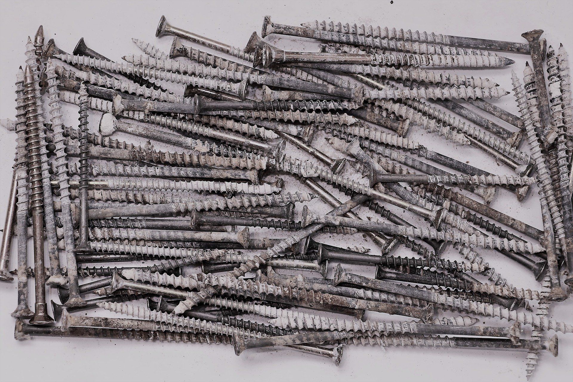 pile of screws and nails