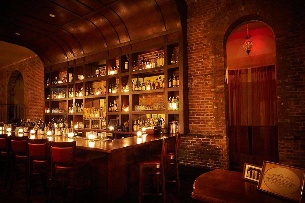 bar at Planter's House St. Louis