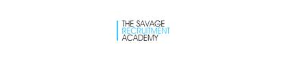 The savage recruitment academy logo is on a white background.