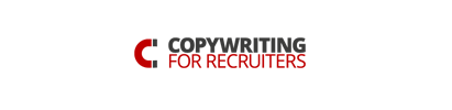 A copywriting for recruiters logo on a white background