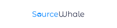The source whale logo is blue and white on a white background.