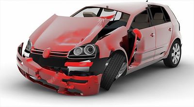 Car Wreck — Crashed Car in Saginaw, MI