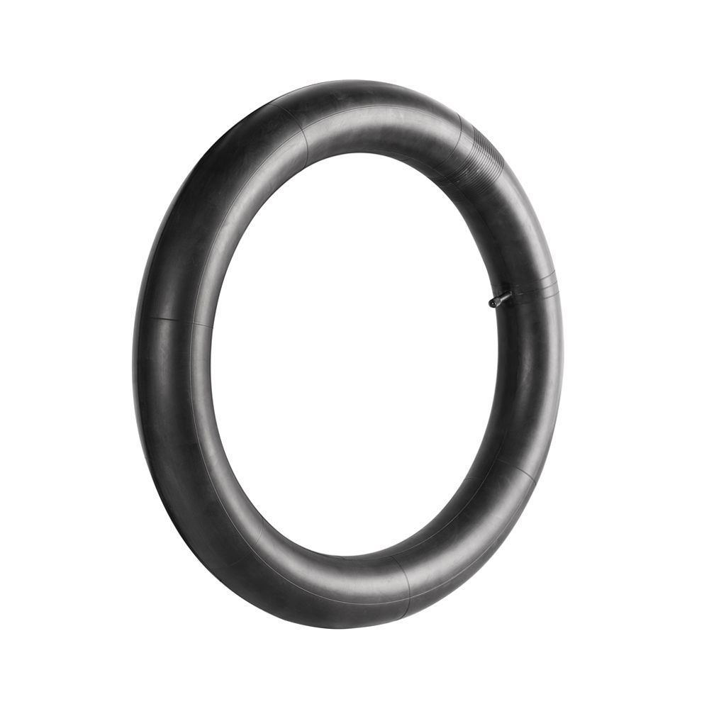 Black rubber inner tube.