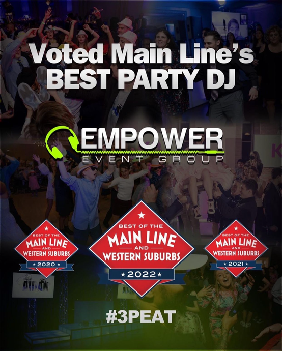 DJ company that was voted the best party DJ in Philadelphia by Main Line in 2020, 2021, and 2022.
