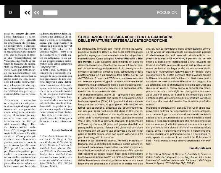 chirurgo ortopedico sulla stampa