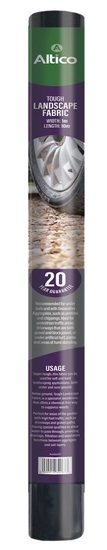 Tall roll of garbage bags with purple and green packaging, a photograph of a white trash bag. 