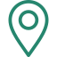 Teal location marker.