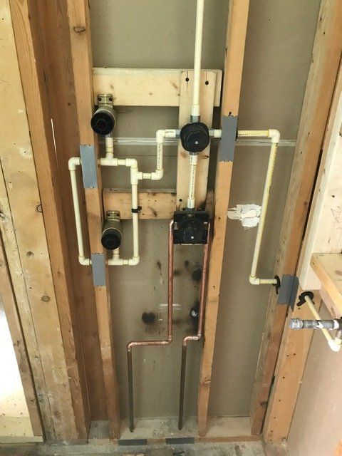 Different Pipes of Water Heater — Jefferson, WI — Precision Plumbing Services