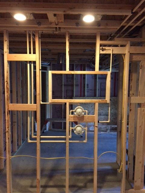 Plumbing Pipes in House — Jefferson, WI — Precision Plumbing Services