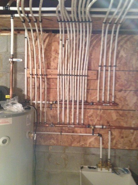 Pipes of Water Heater — Jefferson, WI — Precision Plumbing Services
