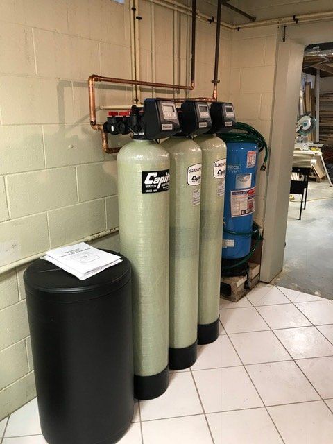 Tank of Water Heaters — Jefferson, WI — Precision Plumbing Services