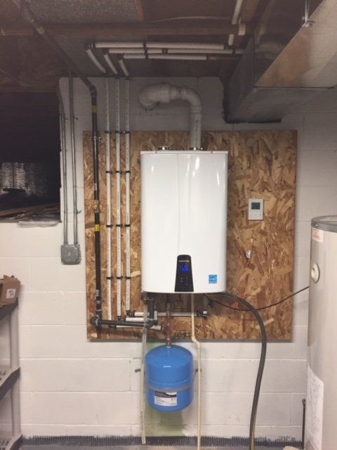 Installed Water Heater — Jefferson, WI — Precision Plumbing Services