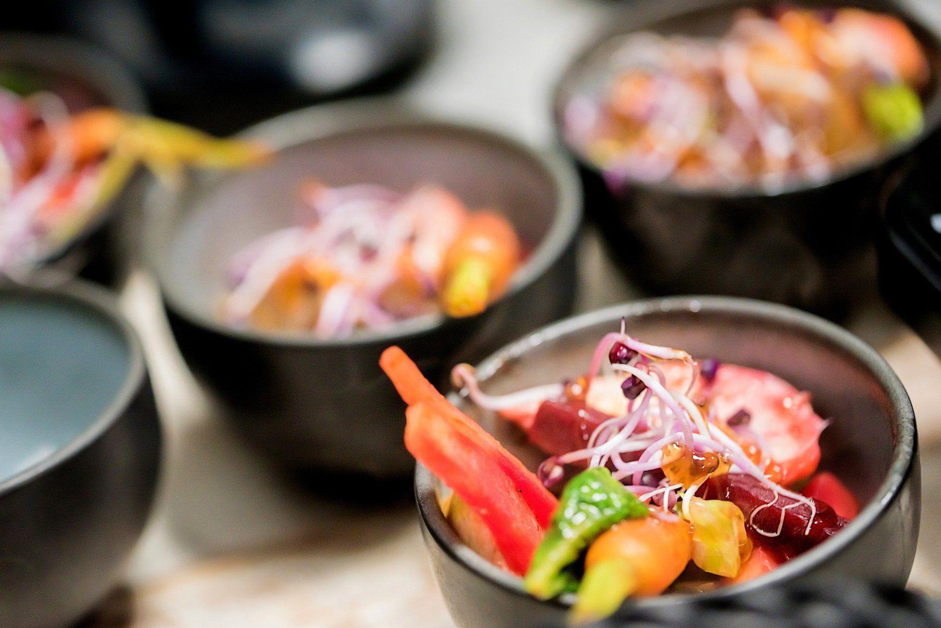 BIORGANIC traiteur événementiel gastronomique  100% bio pour flying dinner