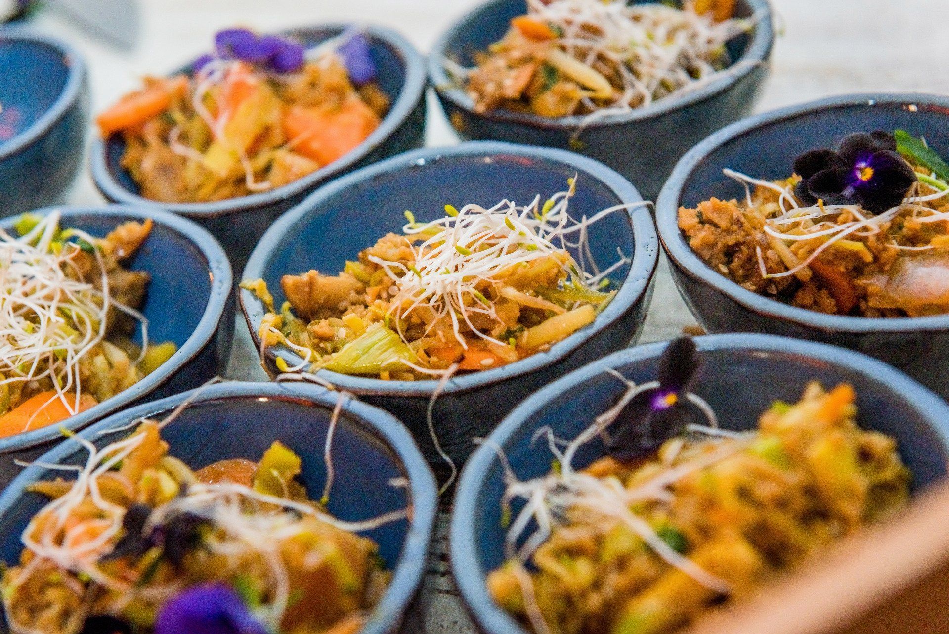 biorganic - traiteur pour flying dinner  en belgique - traiteur gastronomique - cocktail dinatoire 