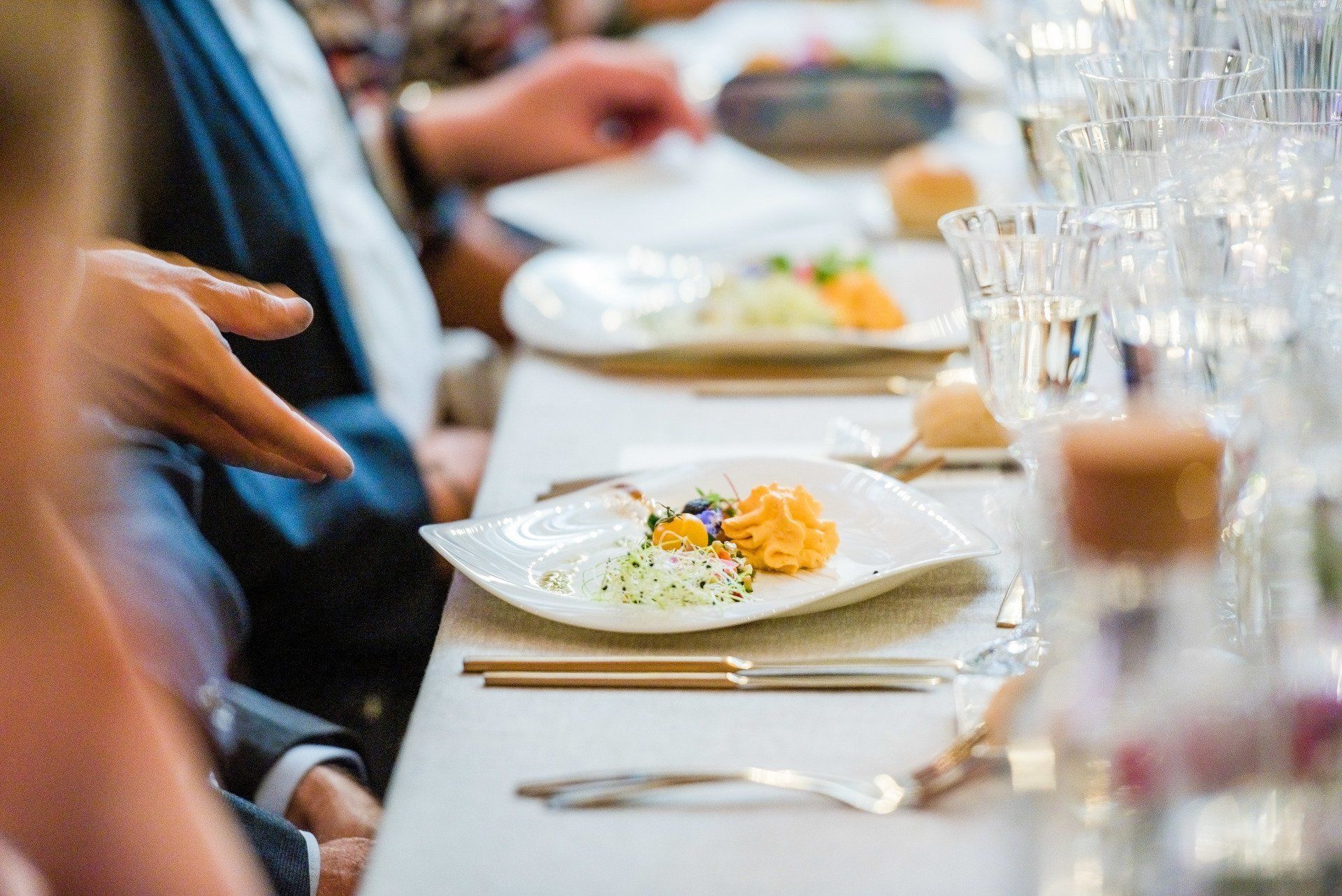 BIORGANIC traiteur événementiel gastronomique 100% bio pour dîner assis