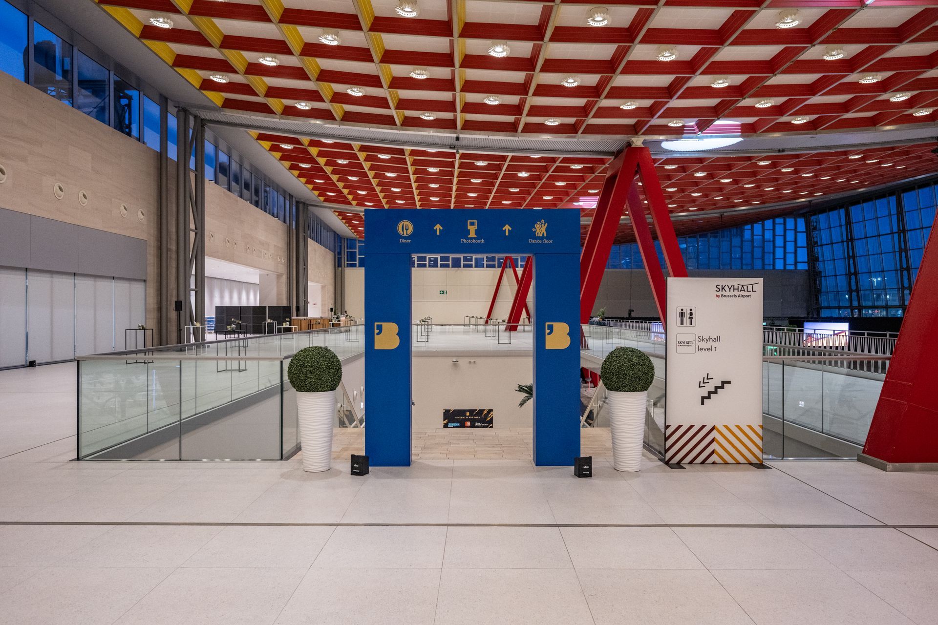 Event + de 1000 personnes sky hall à bruxelles - traiteur biorganic