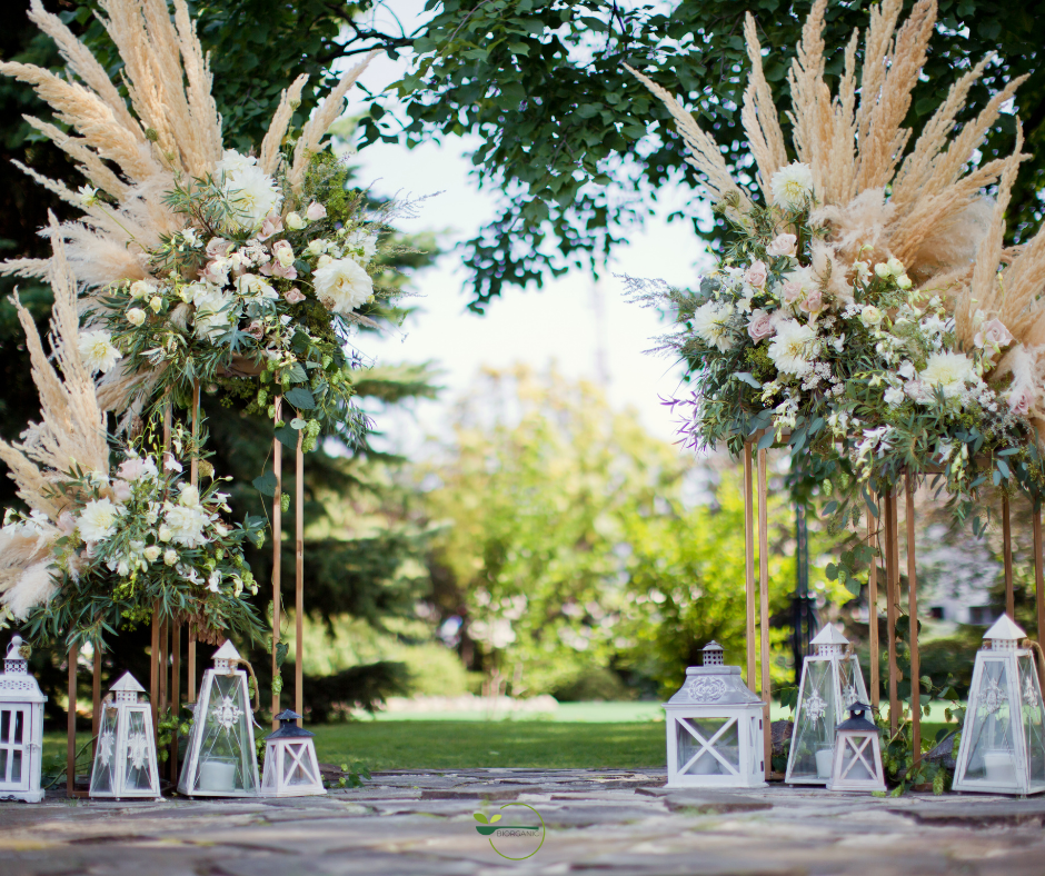 Biorganic tendance mariage 2022 bohème champêtre florale fleurs