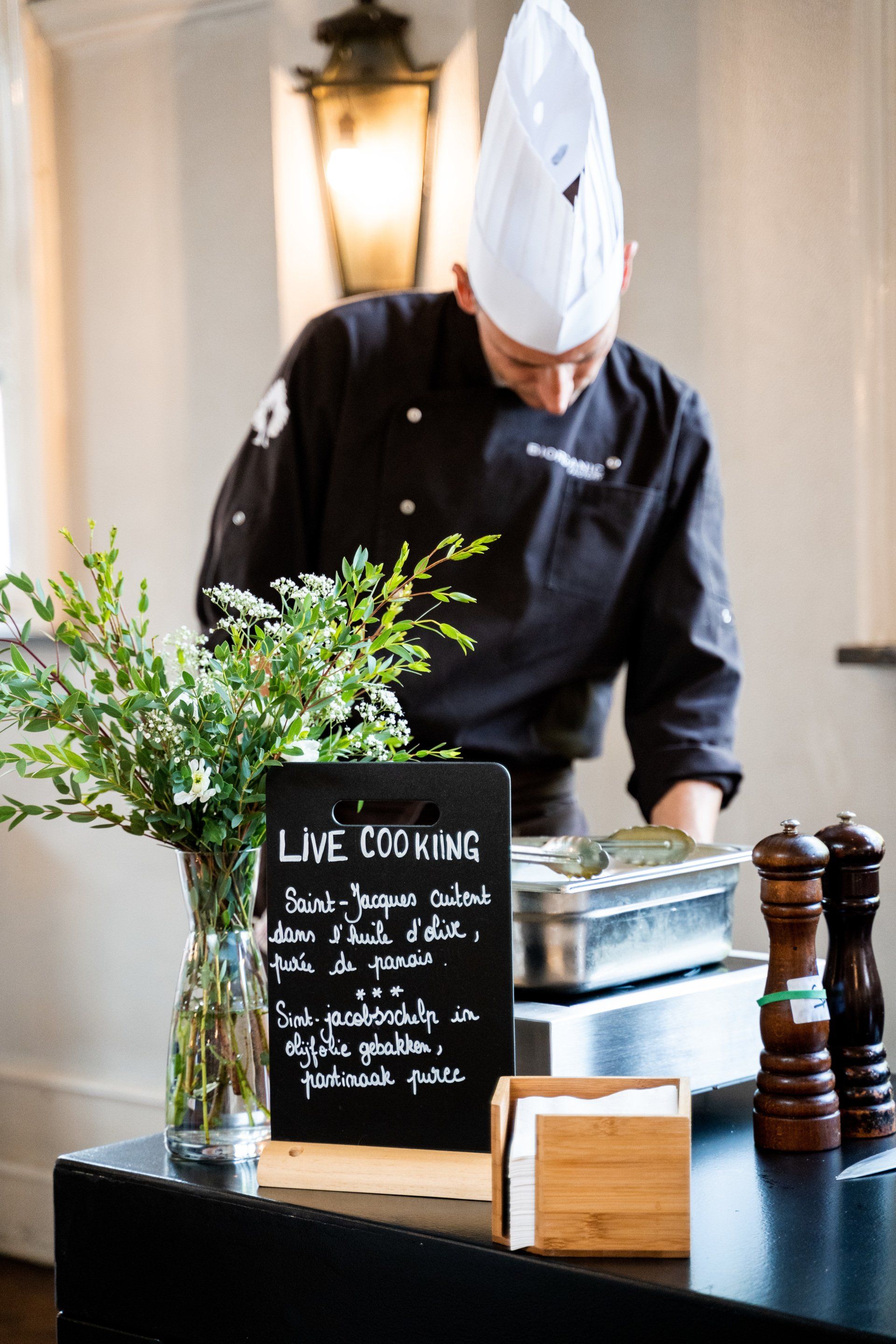 Live-cooking - Organic, Sustainable, Eco-Responsible, High-End Catering in Brussels