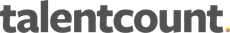 A logo for a company called talentcount.