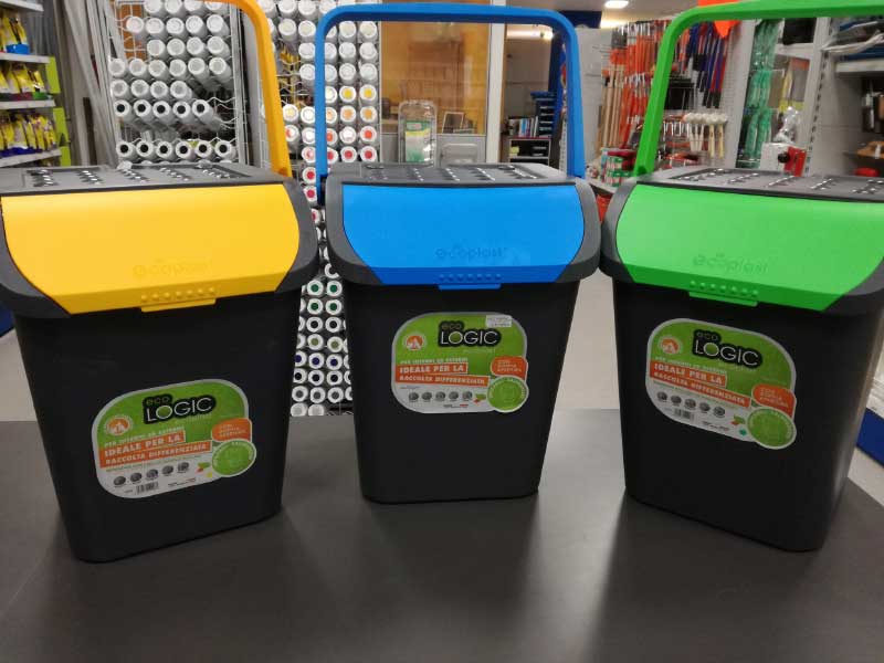 secchi per la differenziata