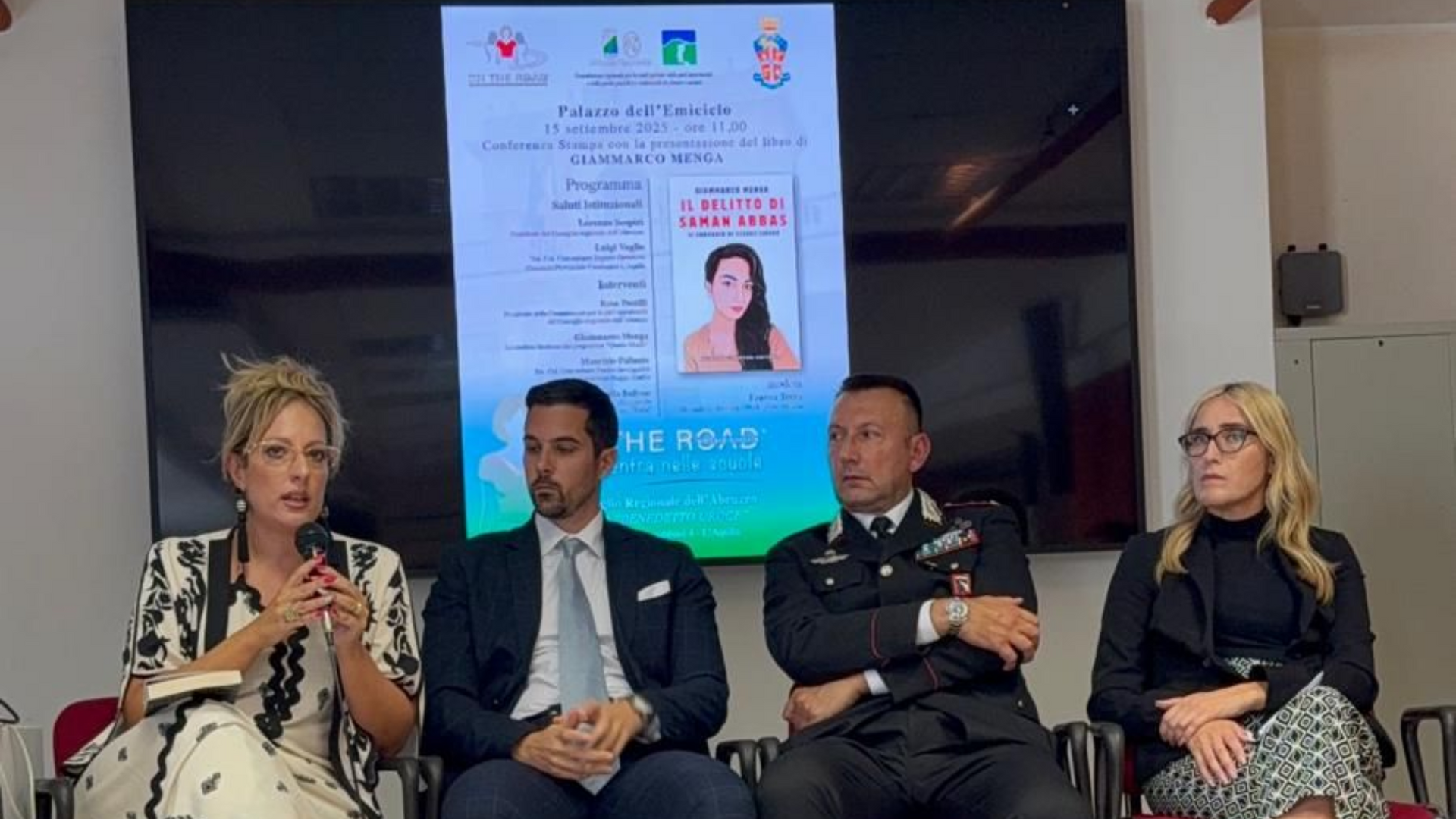 Conferenza stampa di presentazione del libro di GIAMMARCO MENGA