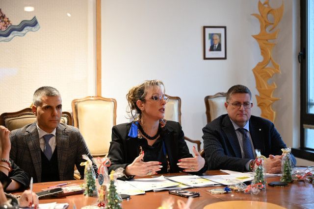 Francesco Prospero - Rosa Pestilli e l'Assessore alla Formazione Roberto Santangelo