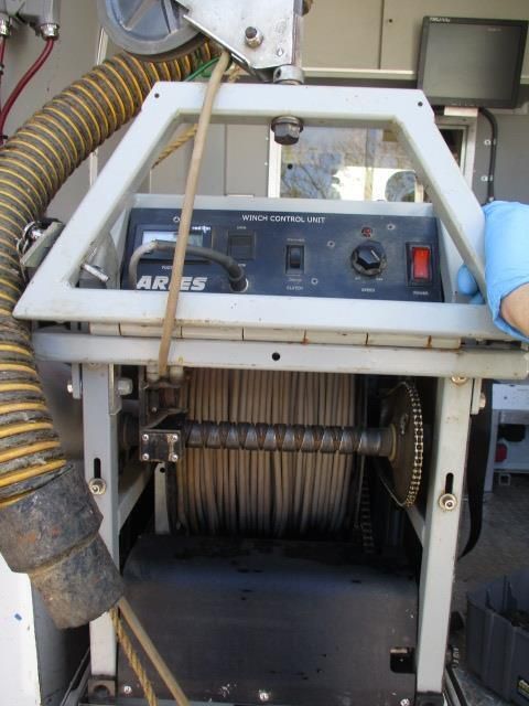 A machine that has the word ares on it