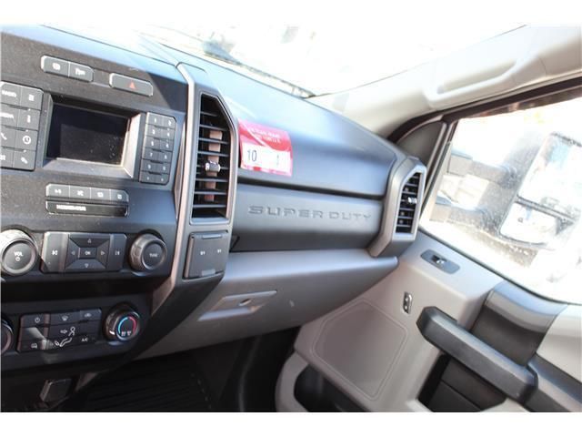 The dashboard of a ford super duty truck