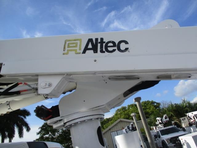 The word altec is on a white object