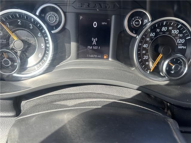 A close up of the dashboard of a ram truck