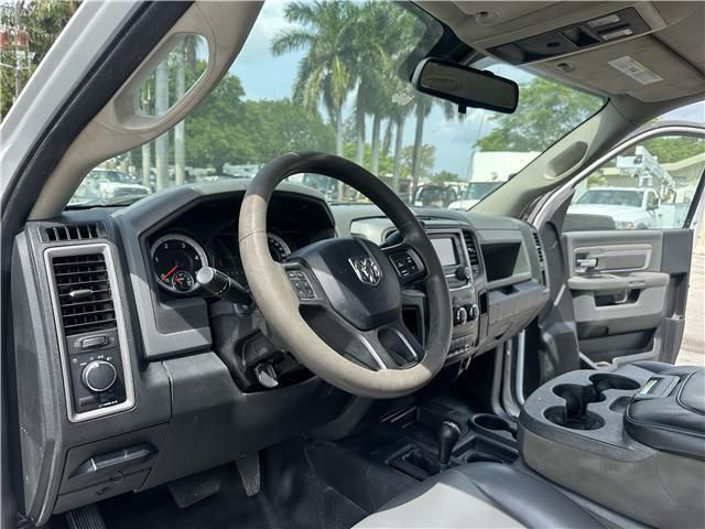 The interior of a dodge ram truck is shown