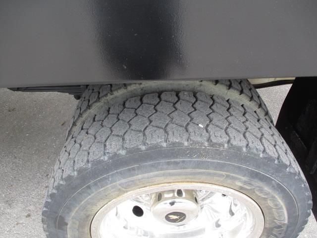 A close up of a tire on a truck