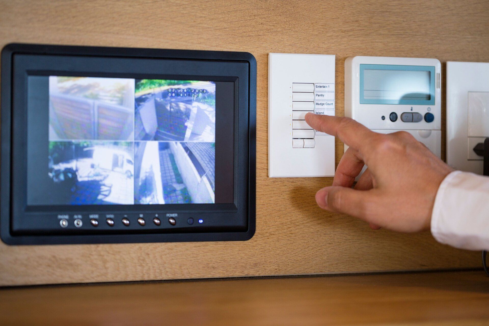 Buttons For A Security Surveillance System — Geelong, VIC — John Scarlett Security Pty Ltd