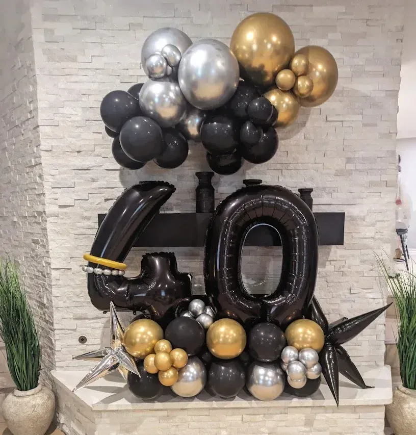milestone birthday balloons