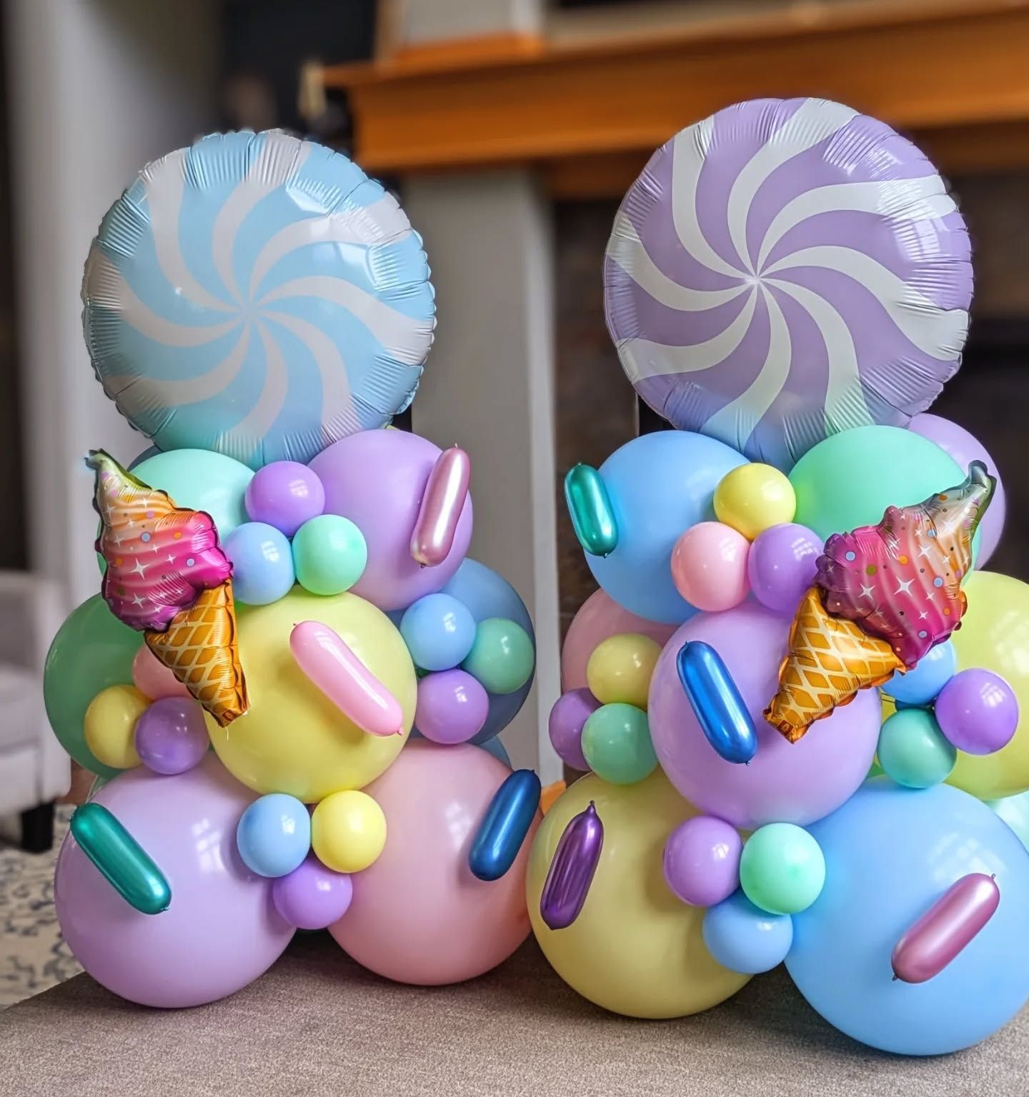 candyland theme balloons