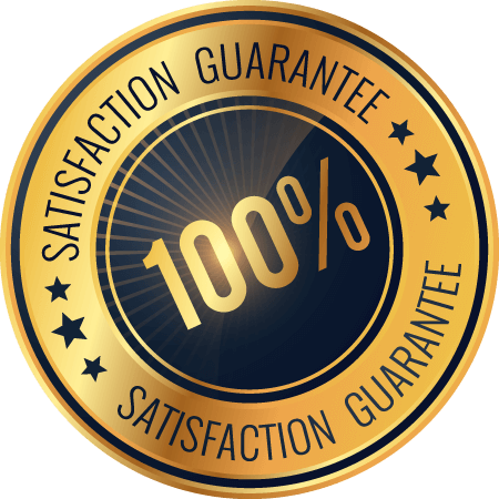 Gold and black circular badge with 