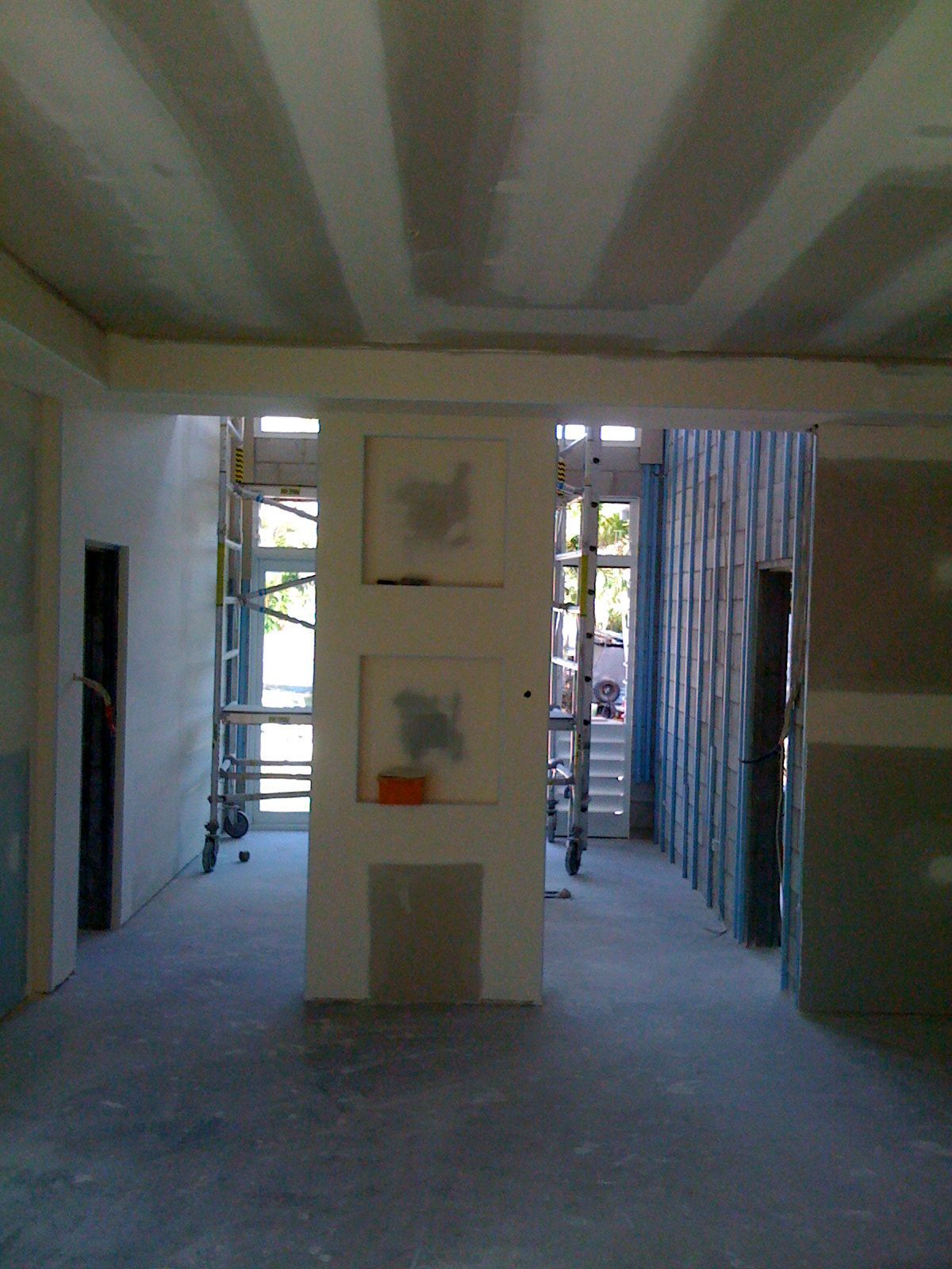 Empty Unfinished Room with Exposed Framing, — SS Building Services in Townsville, QLD