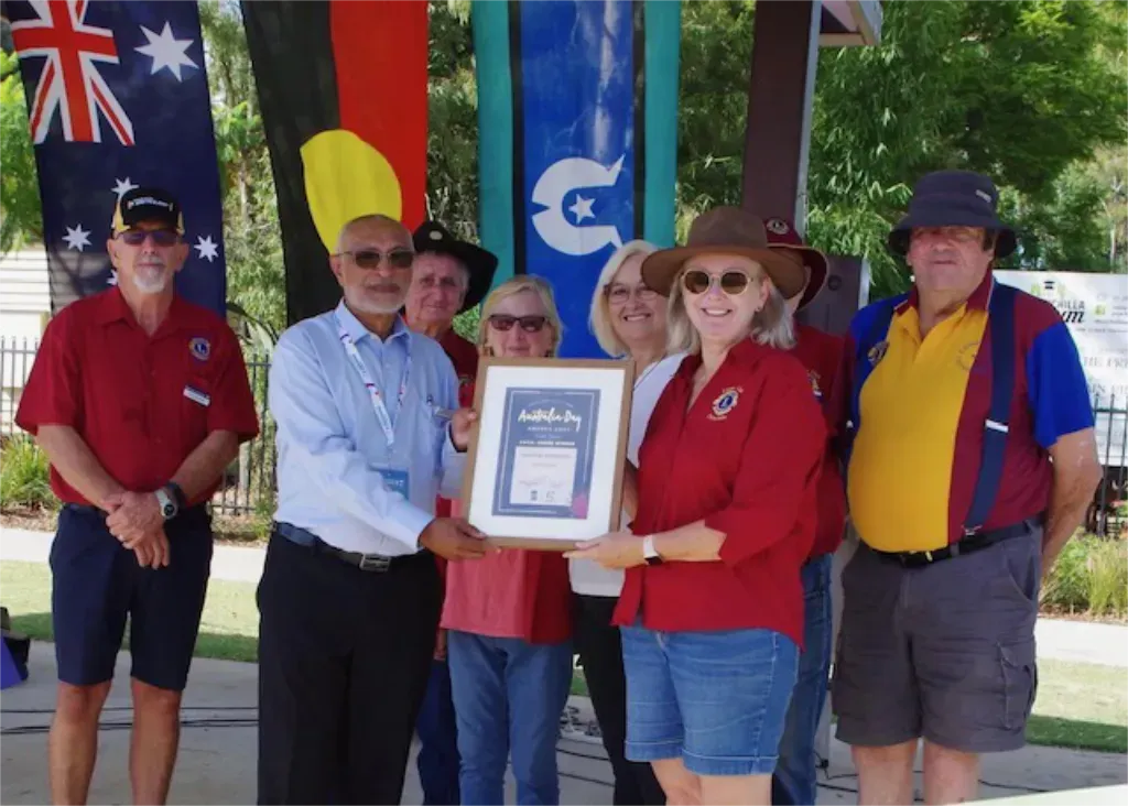 Club Members Receiving WDRC 2023 Australia Day Award for Community Organisation
Achievement