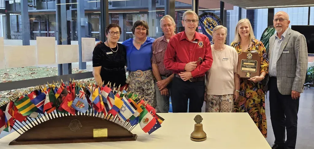 Lions Club Chinchilla board members group photo