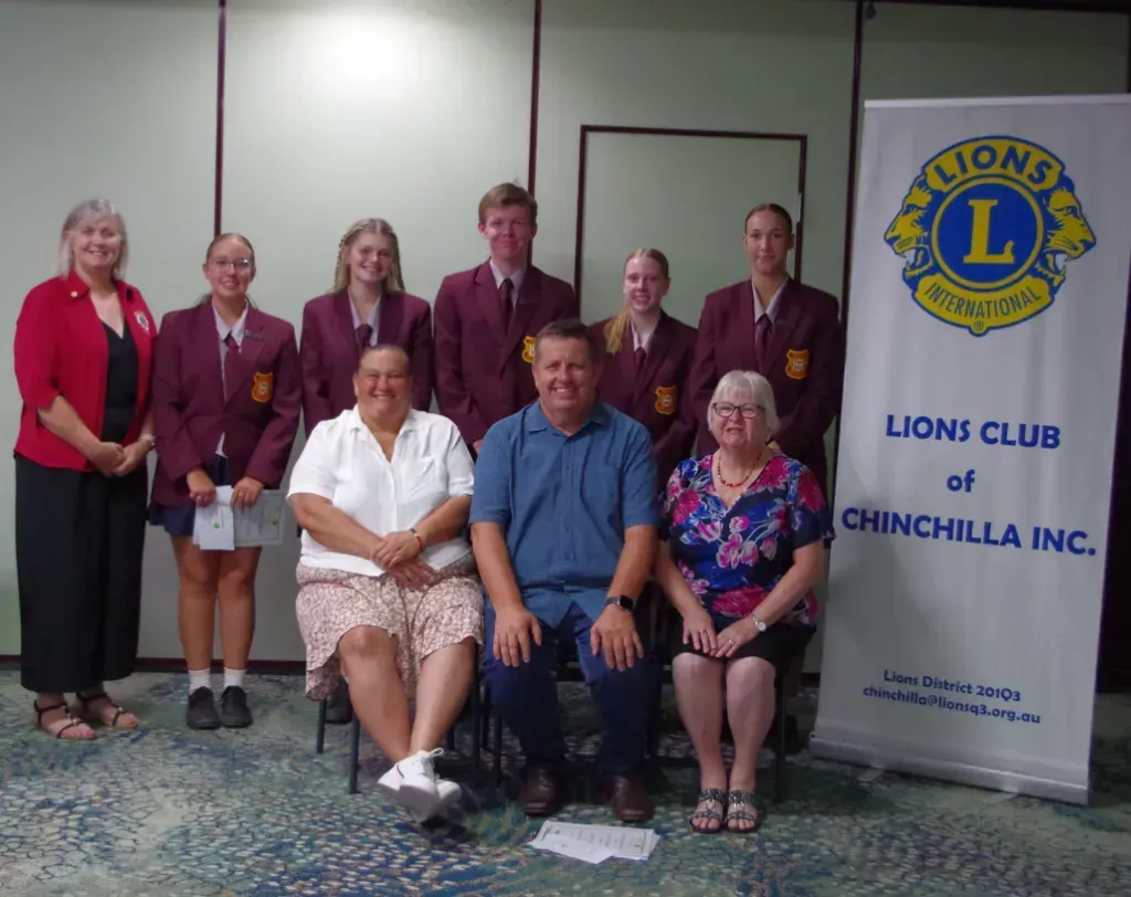 Lions Club Chinchilla youth of the year