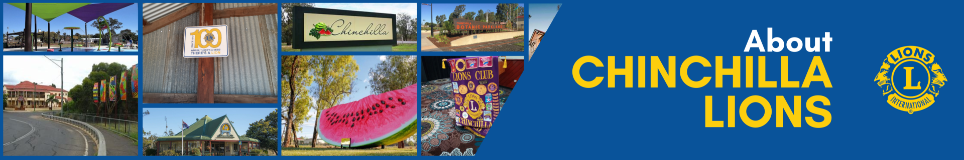 Lions Club Chinchilla About Us Banner
