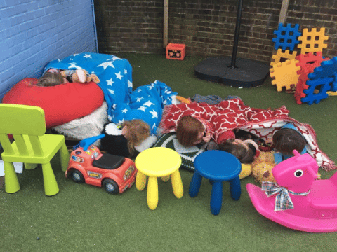 Poster for Kudize Adventure Holiday Club, Hassocks, with jungle-based activities like bush tucker trials and more