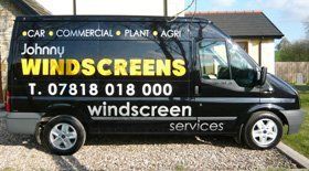 windscreen repair - Omagh, Co Tyrone - Johnny Windscreens Ltd -Johnny's van