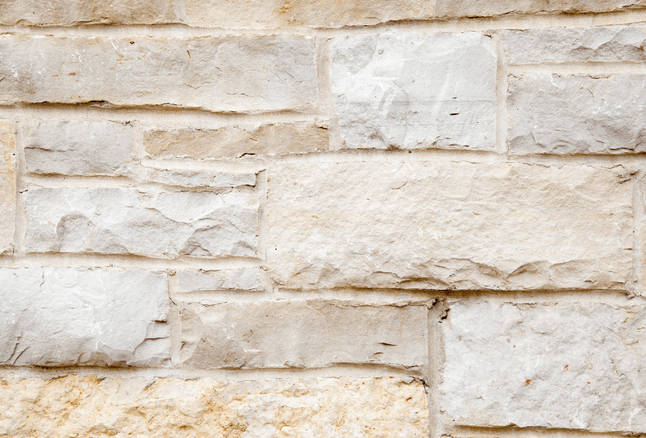 light beige and white decorative brick stone