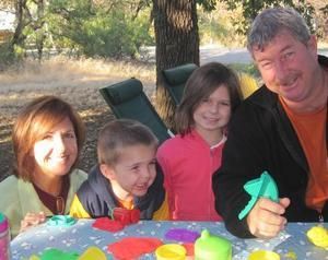Craig & Kathy & 2 of our Grandbabies